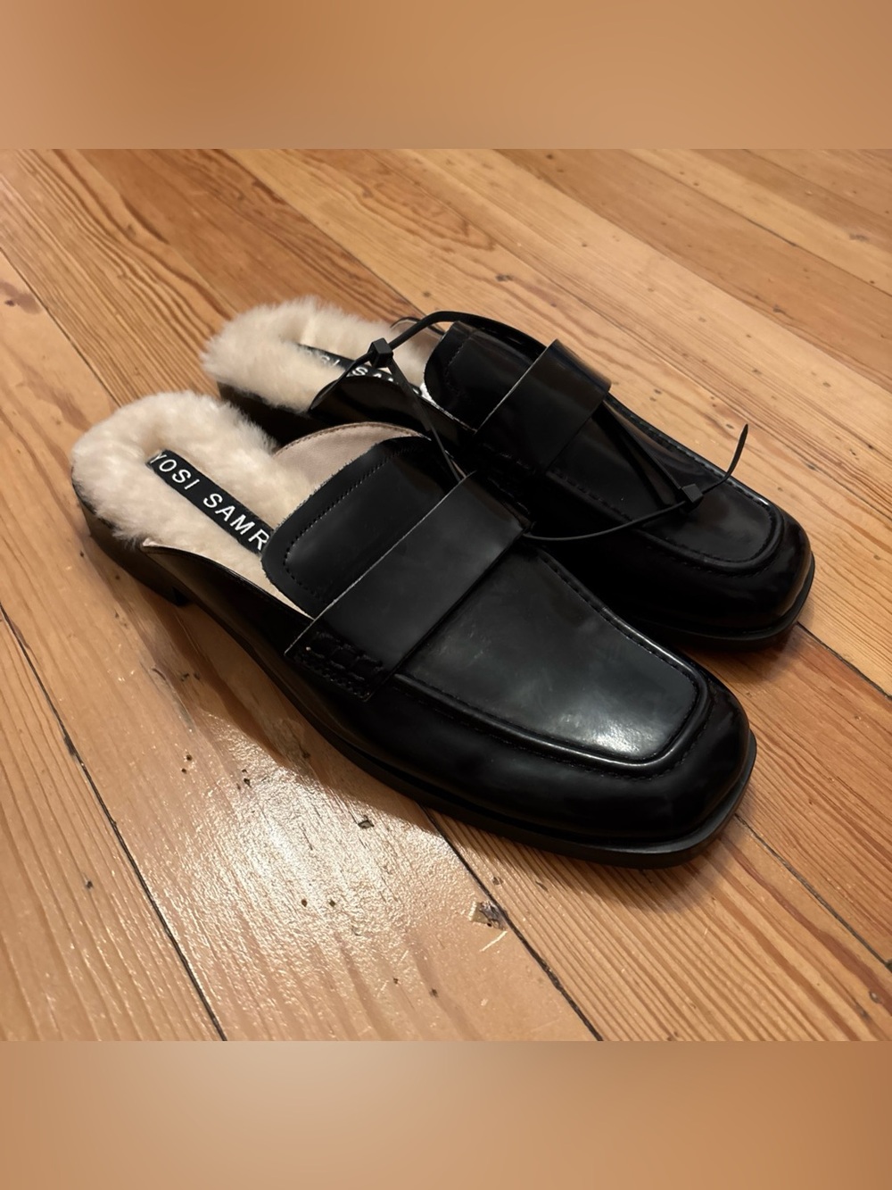 YOSI SAMRA Women's Odessa Loafer Mule In Black 9